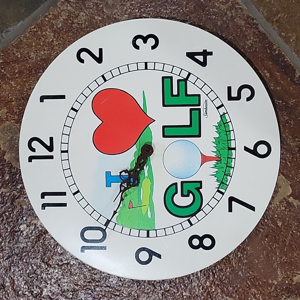 Vintage Sunbeam Golf Clock